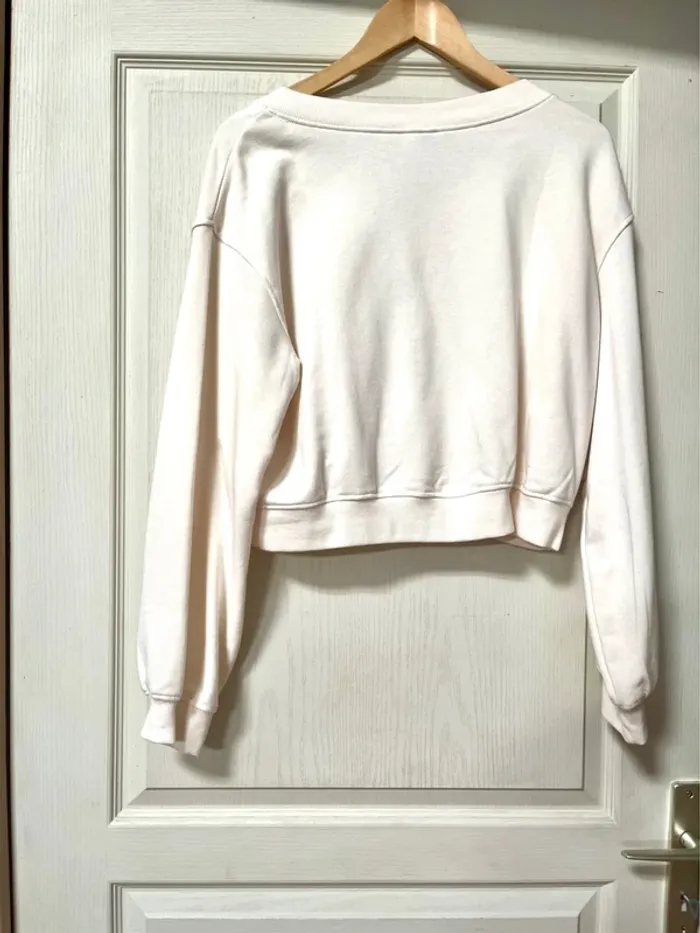 sweat-shirt / Crème /HM / taille L / Très bon état - photo numéro 3