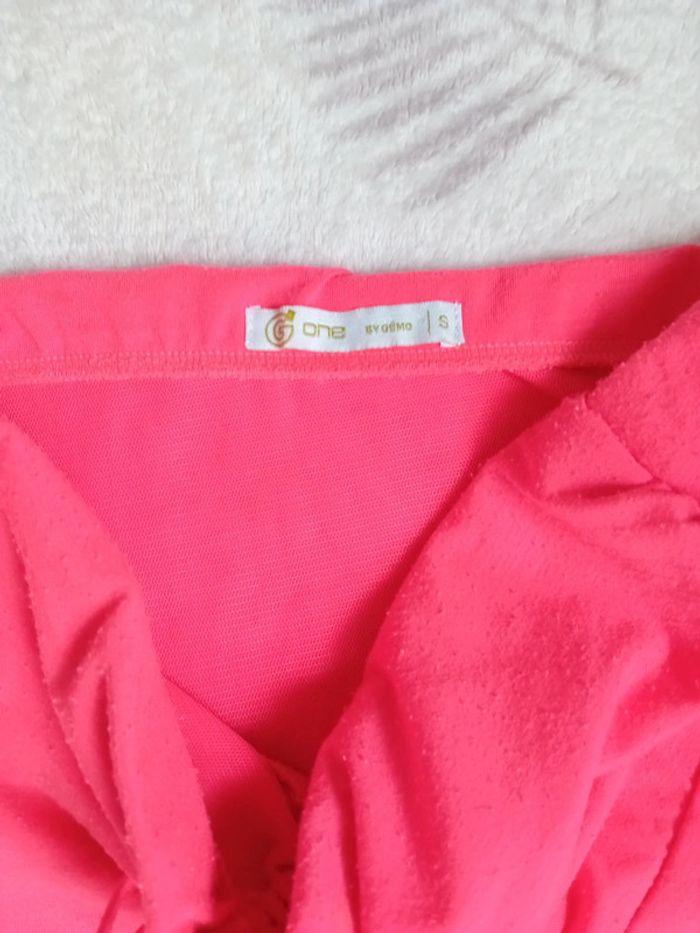 Robe Bustier S/36 Rose Fluo Gémo - photo numéro 4