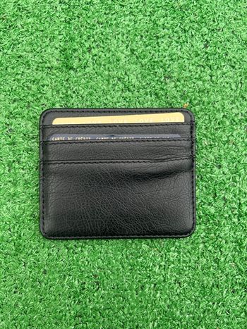 Porte‑cartes noir – 3 emplacements