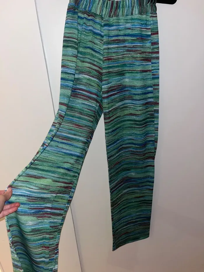 Pantalon large vert - photo numéro 2