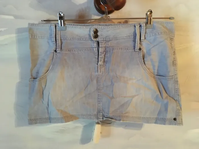Mini jupe en jean @