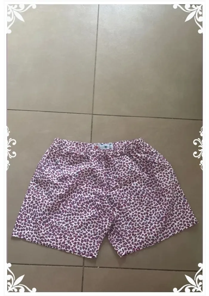 🐆 Pyjama fille 12 ans – Haut Kiabi brodé & short fait main 💜n - photo numéro 7