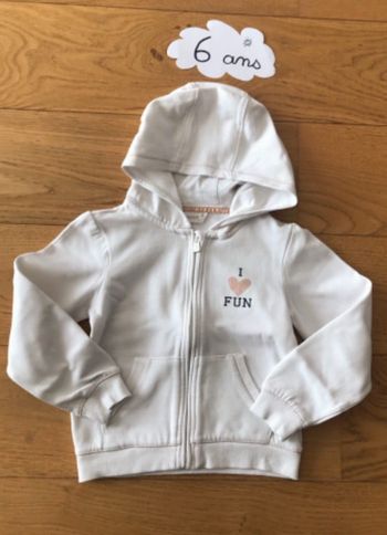 Gilet sweat orchestra 6 ans
