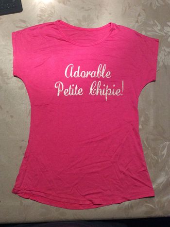 Tee shirt Adorable Petite Chipie 14 ans Neuf