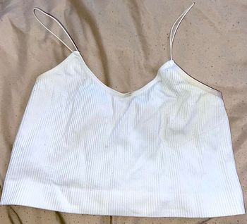 Crop top blanc s