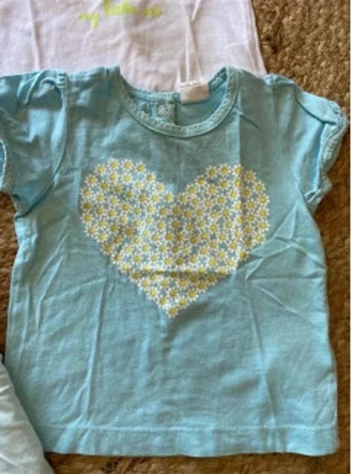lot tee shirt fille 6 mois - photo numéro 4