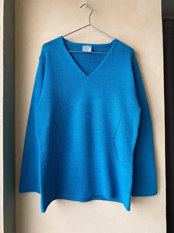 Pull bleu vintage 46