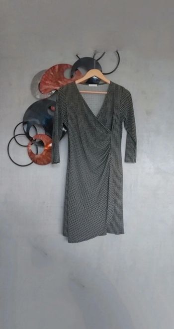 Robe portefeuille grise Promod