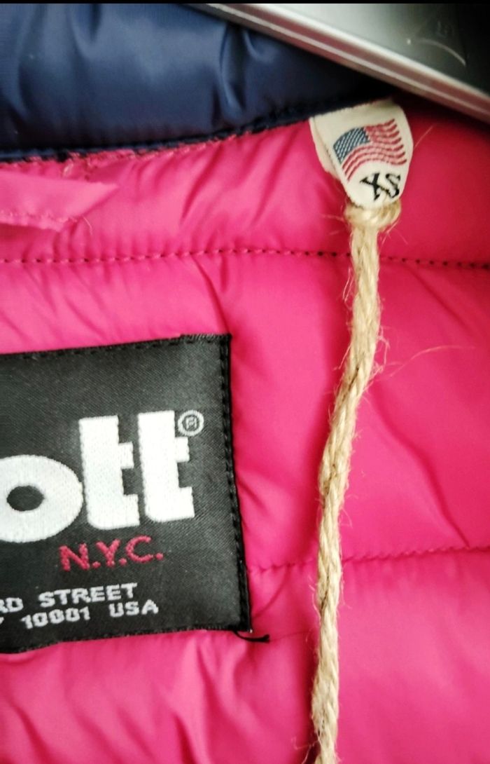 Veste Schott femme bleu marine - photo numéro 7