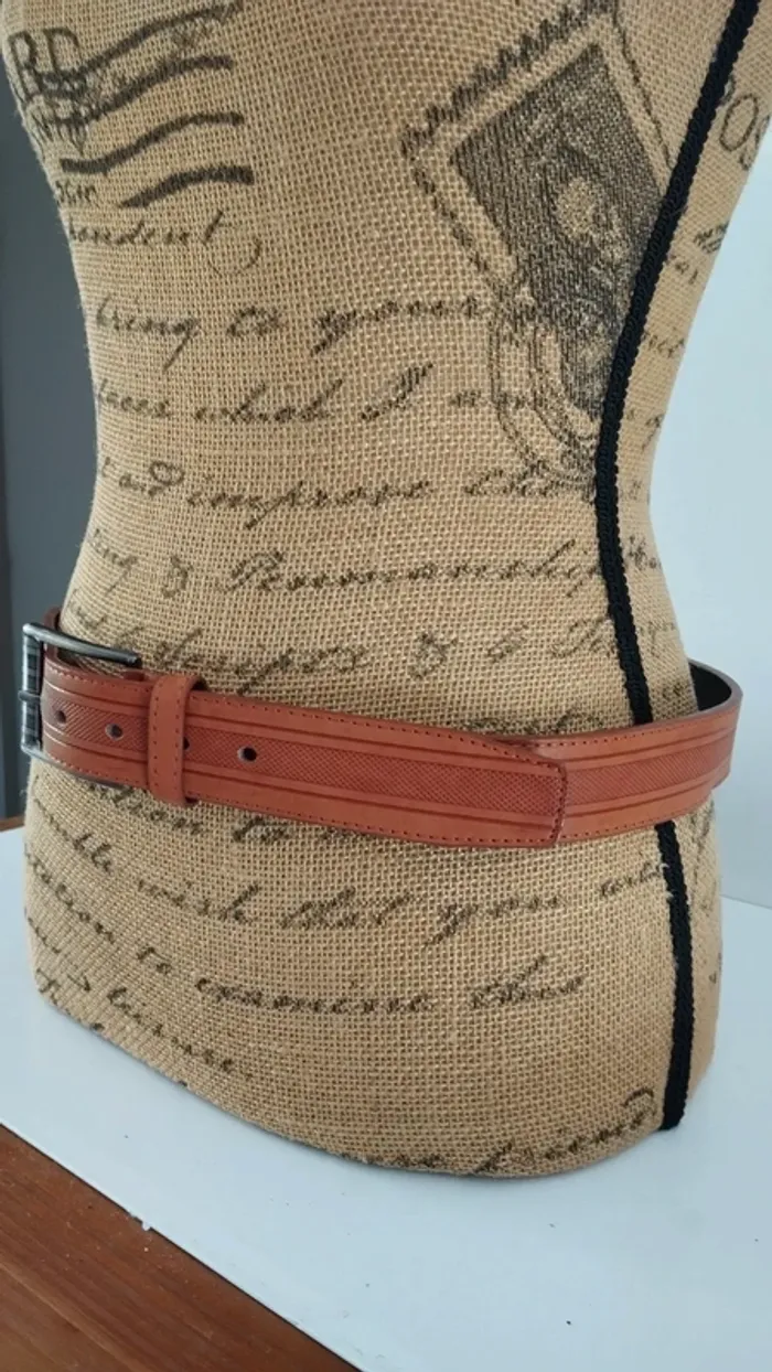 Ceinture marron avec motifs 110 cm mixte - photo numéro 7