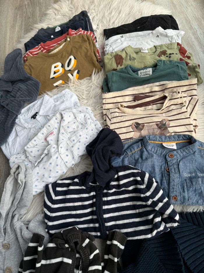 Lot de vêtements bébé 12 mois - photo numéro 2