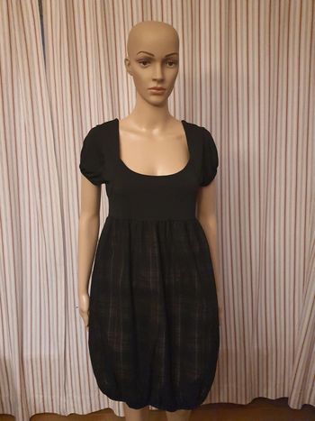 Jolie Robe ballon noir Made in Italy it L fr S/M