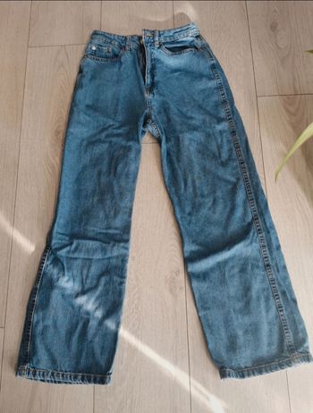 Jean wide leg taille haute / Kiabi