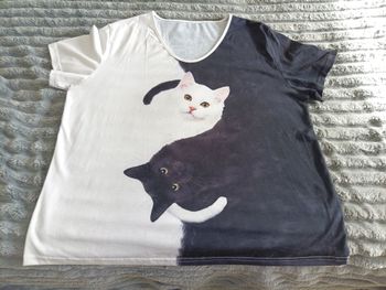 Maillot chats Yin et yang XXL