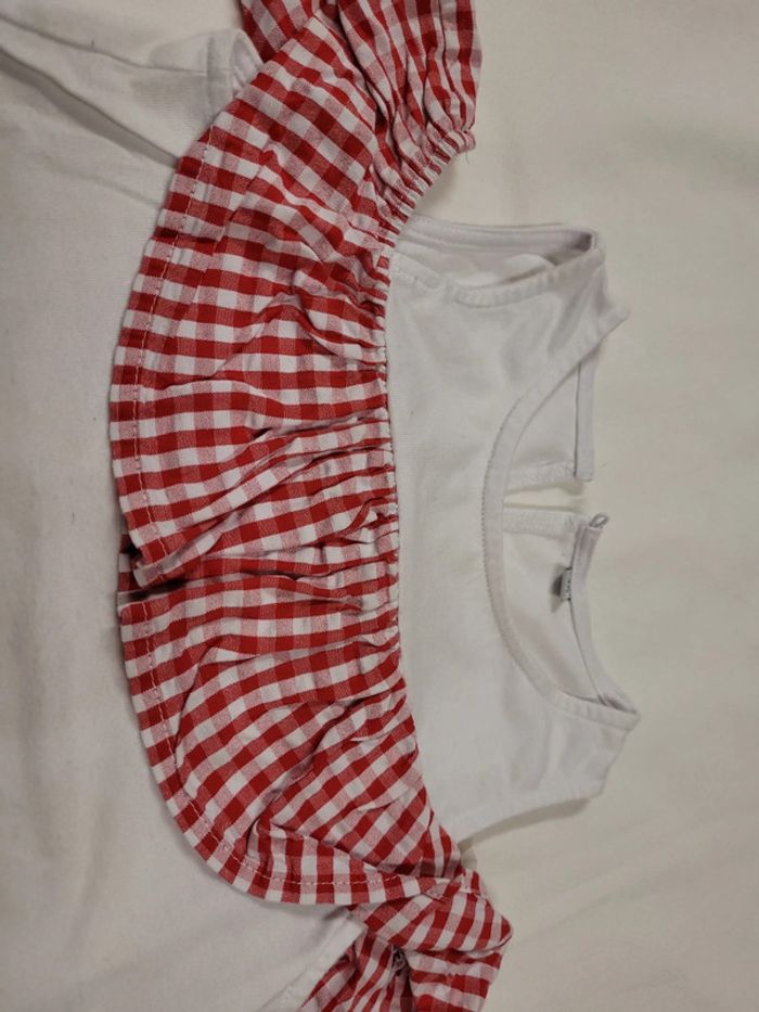 Ensemble short vichy fille 4ans - photo numéro 3