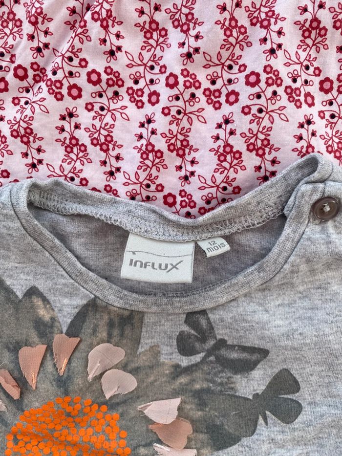 Lot de 4 tee-shirt 12 mois - photo numéro 7