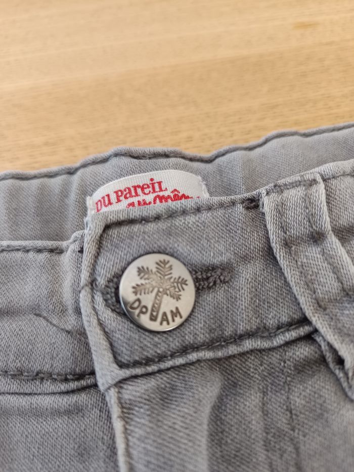Short en jeans DPAM 4 ans avec ceinture réglable - photo numéro 3