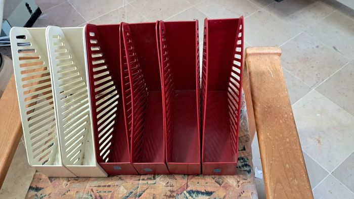 Lot de 5 trieurs, boîtes pour revues. Dossiers . documents... - photo numéro 4