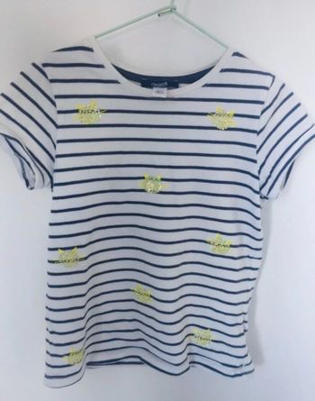 TEE shirt fille okaïdi 8 ans t-shirt fille