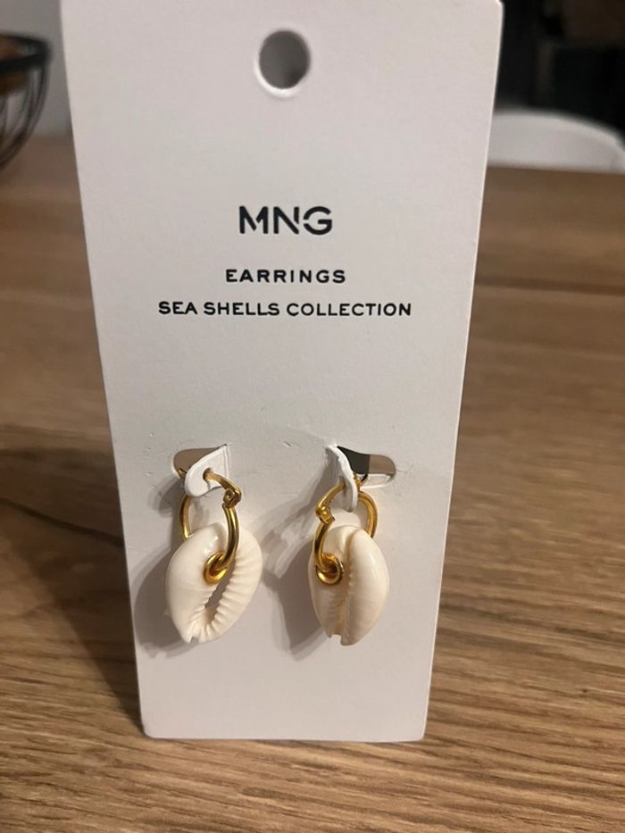 Boucle d’oreille coquillage - photo numéro 2