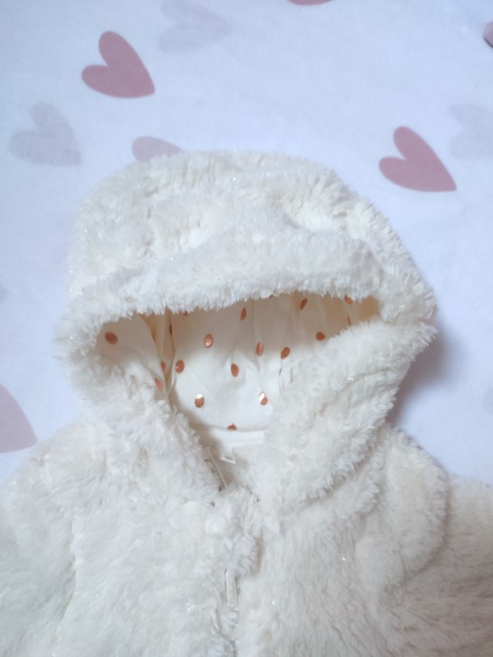 Veste polaire à paillettes bébé fille - 3 mois - Très bon état - Orchestra - photo numéro 5