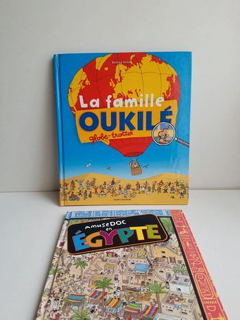 Livres jeu d'observation La famille Oukilé, Egypte