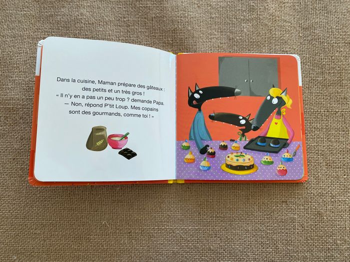 Livre p'tit loup fête son anniversaire Auzou - photo numéro 5