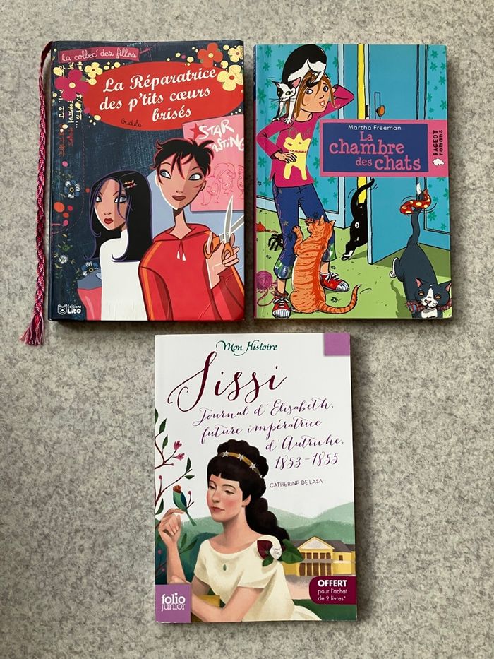 Lot de 3 livres jeunesse de 8 à 10 ans (2€80)