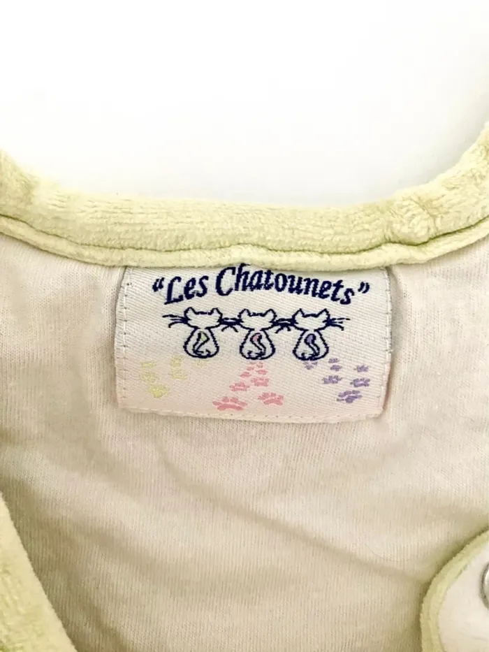 Gigoteuse mixte Les Chatounets taille 0-6 mois BE - photo numéro 4