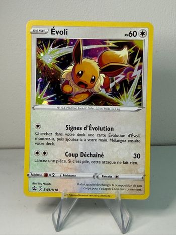 Carte Pokémon promo Evoli swsh118 NM holo