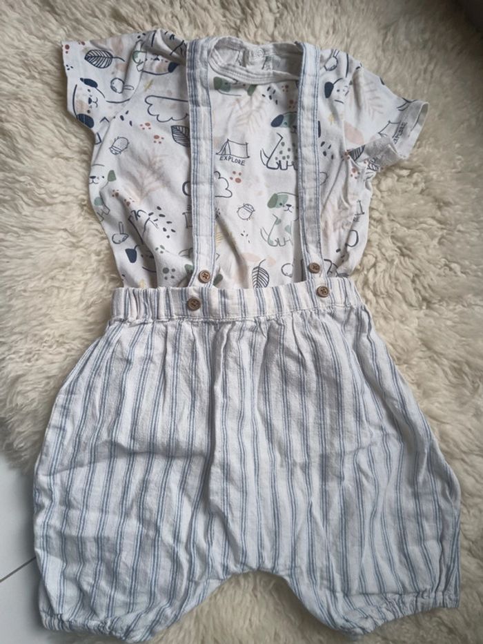 Ensemble barboteuse été