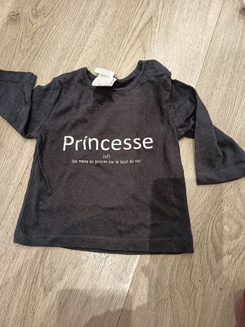 Tee shirt manche longue 3 mois