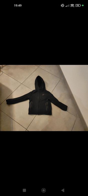 Veste Nike tech fleece noir garçon taille M