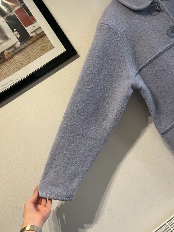 Veste manteau en laine  M/L - photo numéro 4