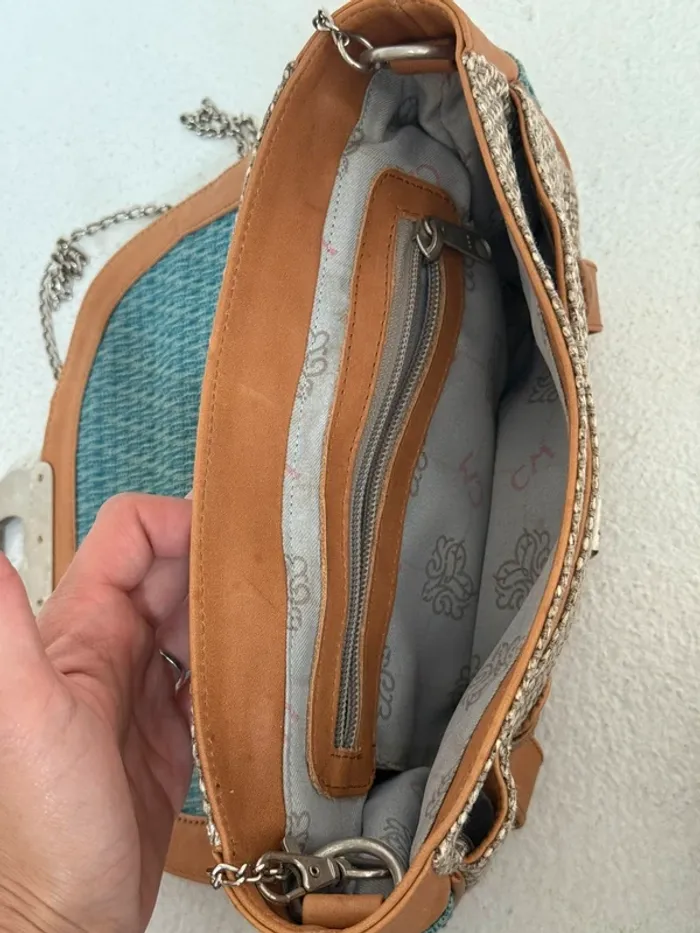 Sac bandoulière chaîne Corazón de Melón - photo numéro 3