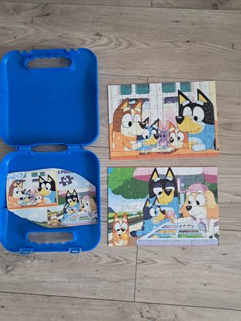 2 puzzles bluey 
