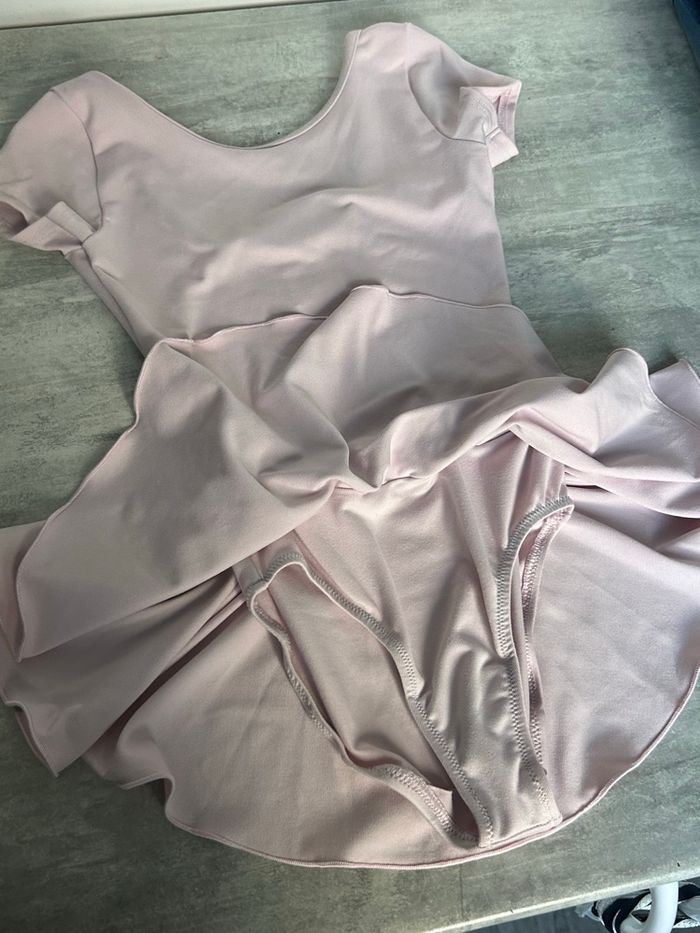 Justaucorps fille taille 10 ans rose pale - photo numéro 2