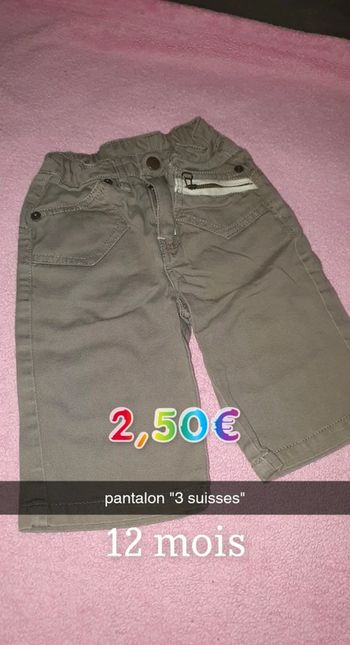 Pantalon garcon 3 suisses