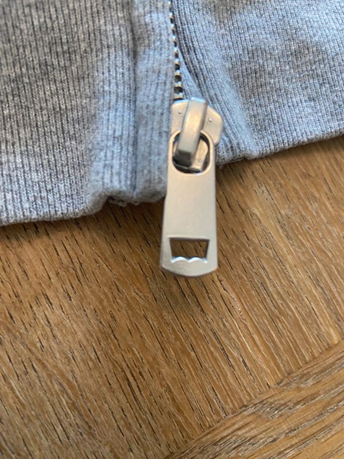 Sweat à capuche gris Levi’s homme taille M - photo numéro 11