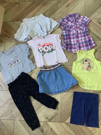 Lot vêtements 3 ans Tshirt short chemise jupe: disney, orchestra