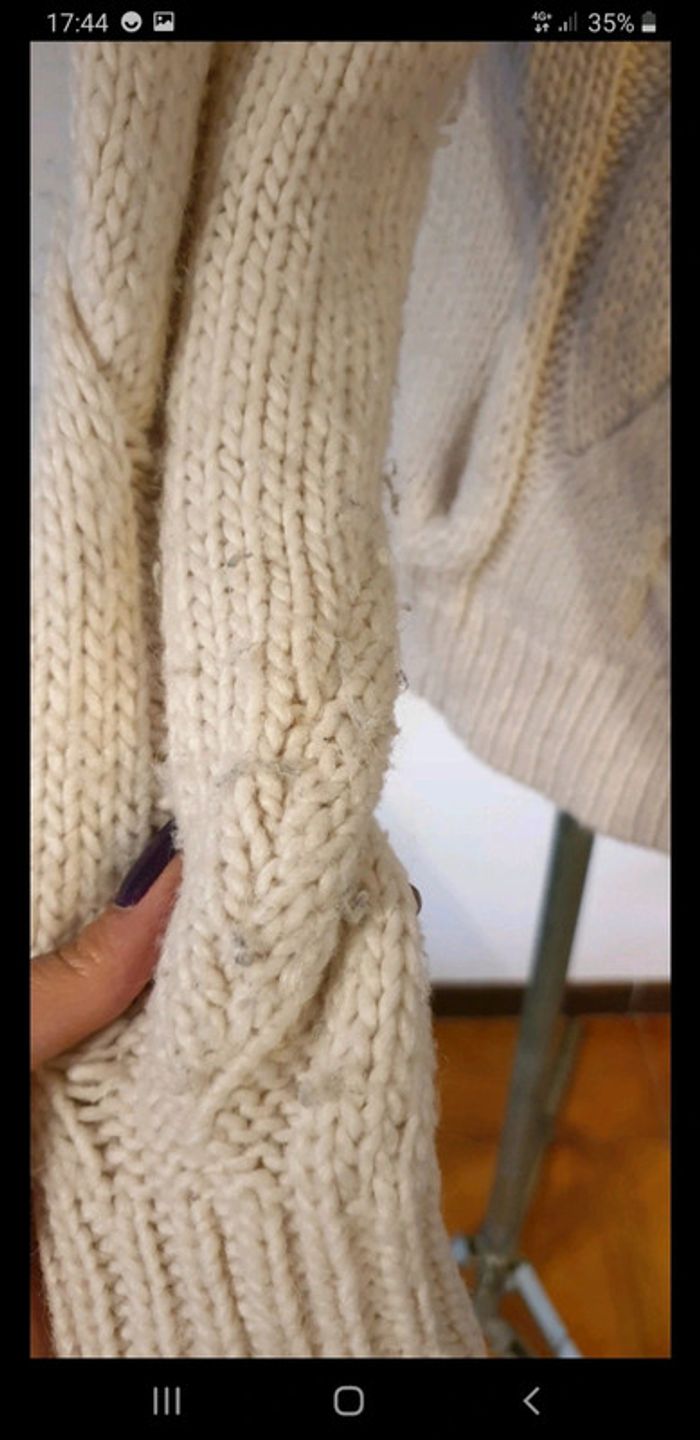 Gilet creme - photo numéro 3