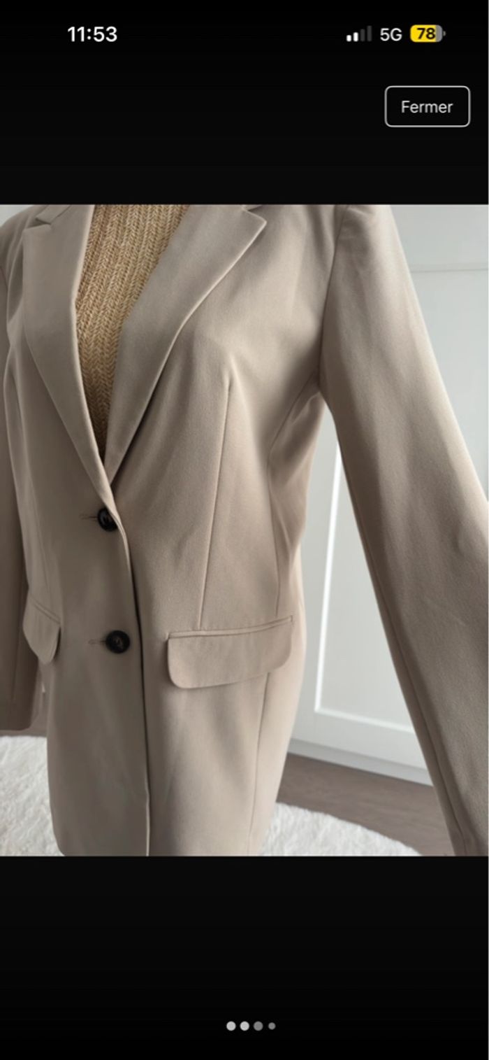 Blazer beige - photo numéro 2