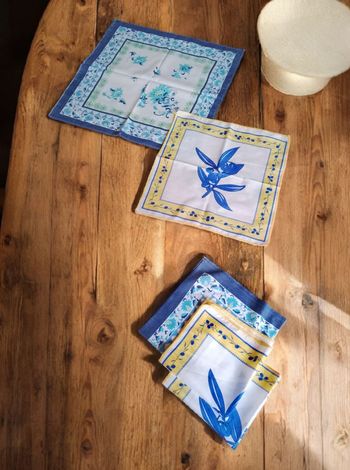 Lot de serviettes vintage