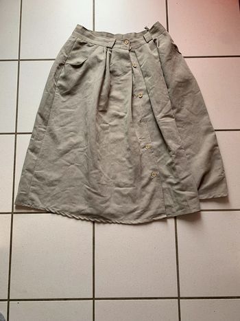 jupe ample kaki clair,  40
