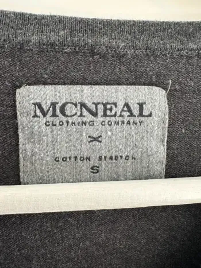 Pull mcneal gris en col V taille S pour homme - photo numéro 2