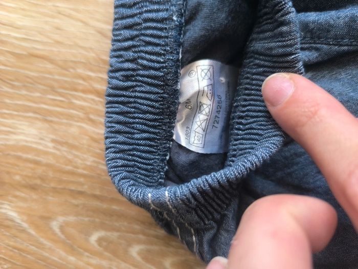 Pantalon taille élastique 6 mois garçons - photo numéro 5