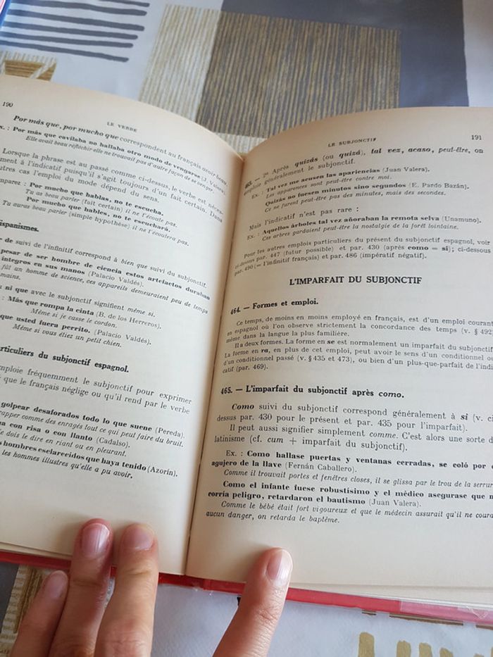 Grammaire espagnole de M. Duviols et J. Villegier - photo numéro 6