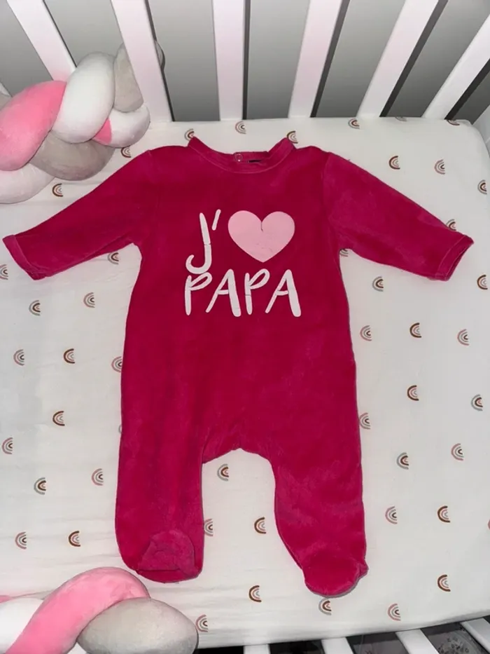 Pyjama j’aime Maman et Papa - photo numéro 5