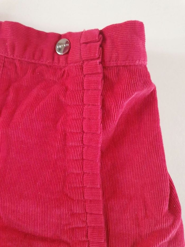 Short en velours fille jacadi 36 mois 3 ans rose fushia - photo numéro 4