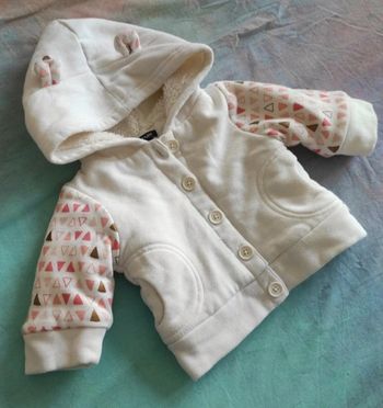 Veste hiver bébé 1 mois